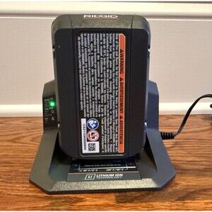 Ridgid 2Ah 18V Max Lithium-Ion Battery (R87002) and Charger (R86093)